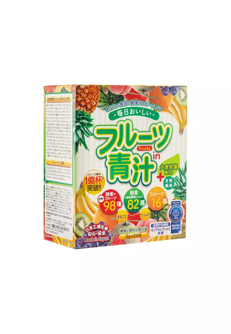 Japan Gals Fruits Green Juice with Enzyme 24PCS