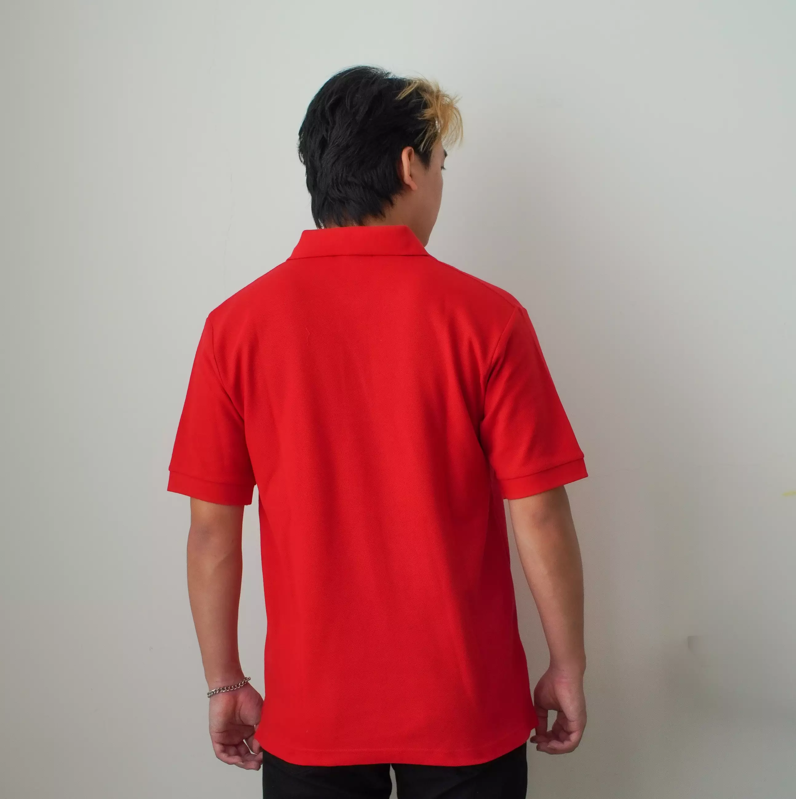 Andre Michel Kaos Polo Shirt Lengan Pendek Merah 233-33