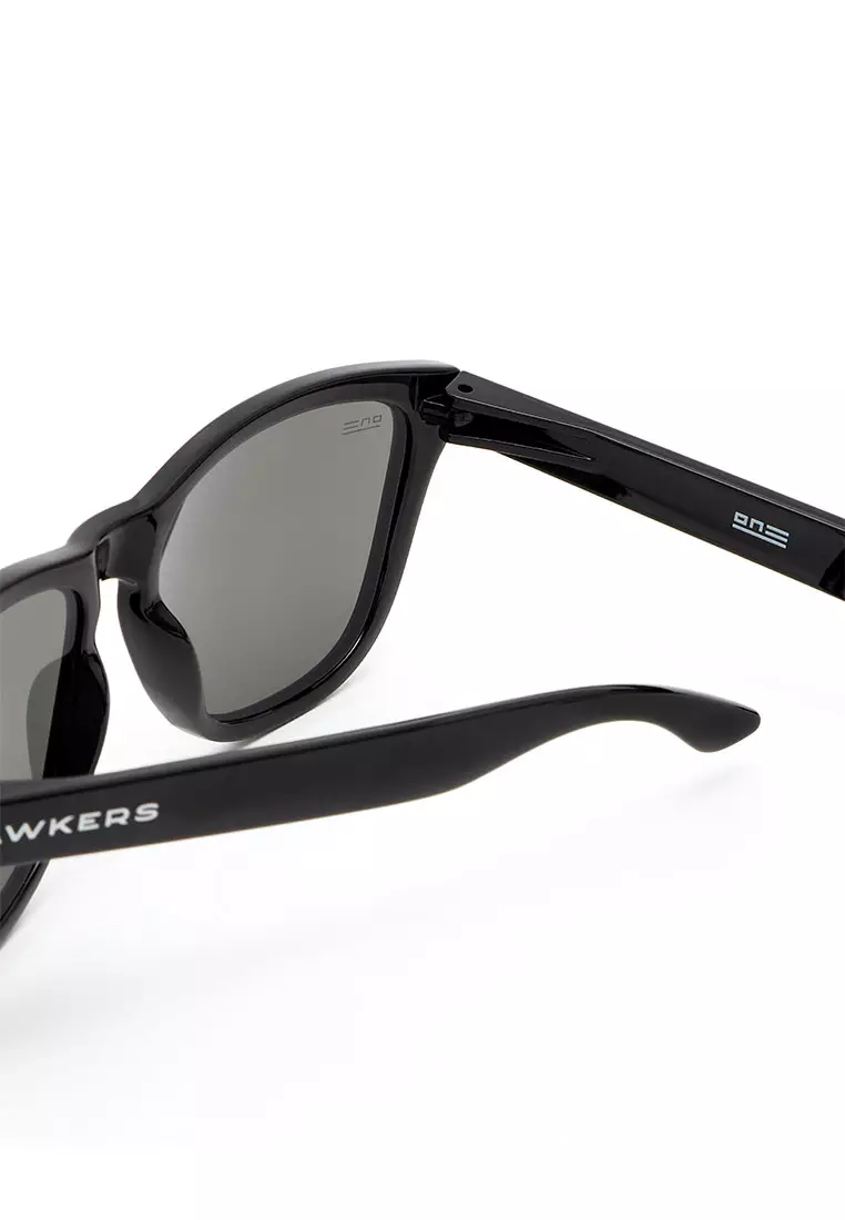 HAWKERS Diamond Black Sky One Sunglasses for Men and Women. UV400 Protection. Official Product Designed in Spain