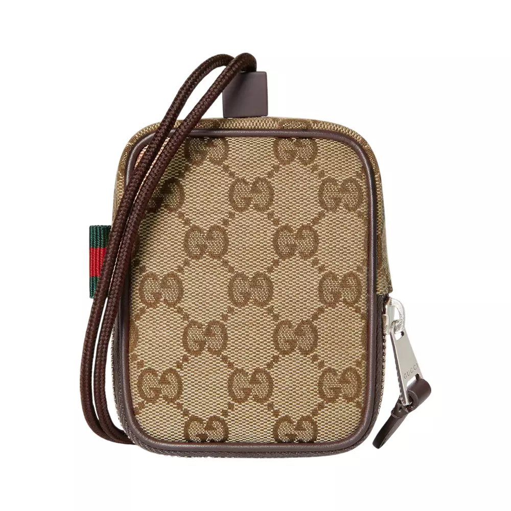 [4.4PRIL KEJUTAN HARGA] GG Canvas Mini Bag Beige Dark Brown