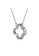 Her Jewellery Trefle Pendant (White Gold) - Made with Swarovski Crystals 68BBFACE5CEEC7GS_2