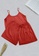 Inspi red Comfies Spaghetti Strap and Casual Shorts  Set 4390DAAE28D29DGS_5