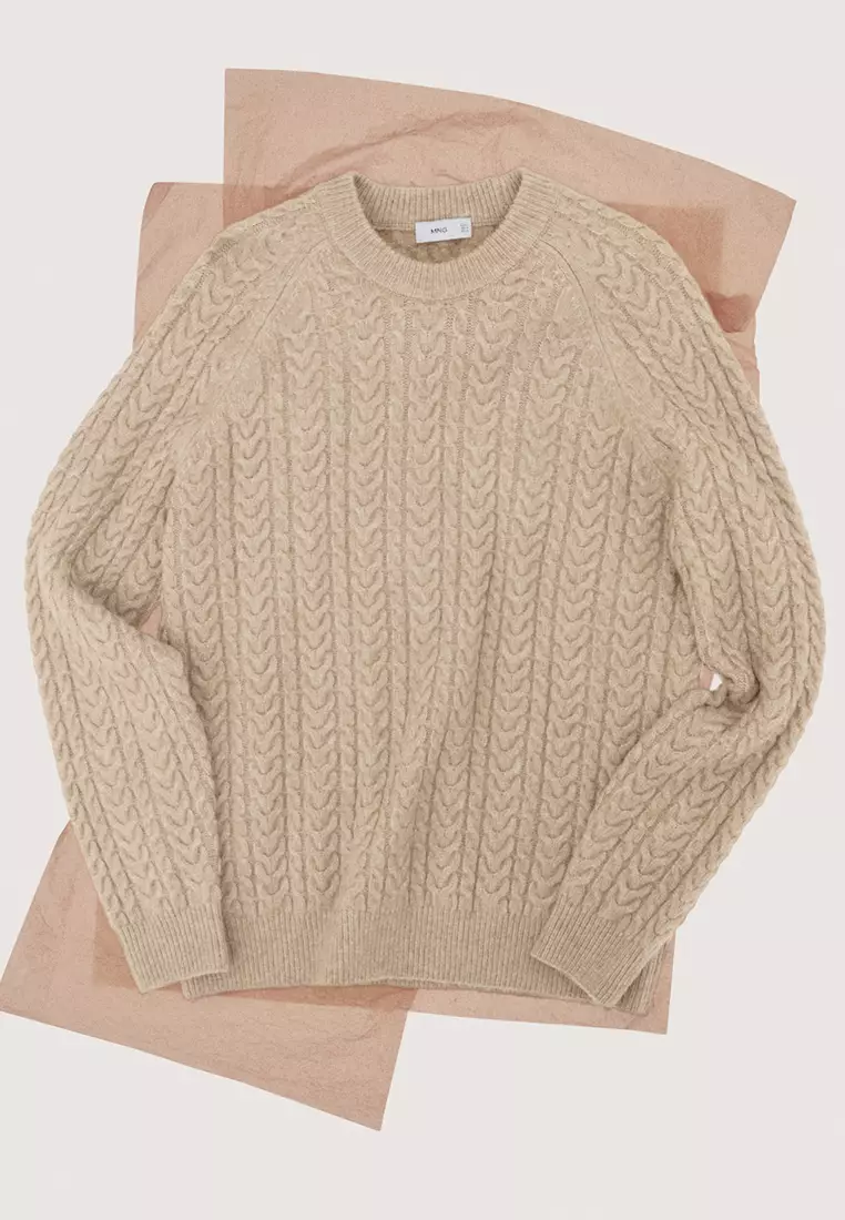 Braided Knitted Sweater