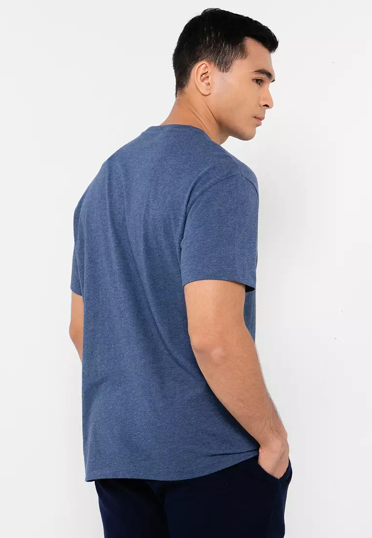New! Polo Ralph Lauren Men's Size M Color Blue/Black Crew Neck T-Shirt
