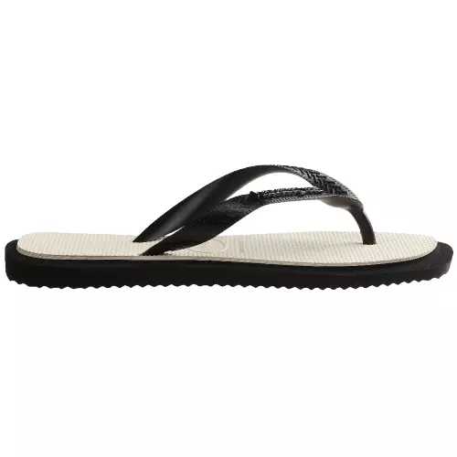 Havaianas 0090 Top Square Fusion Black - Sandal Wanita