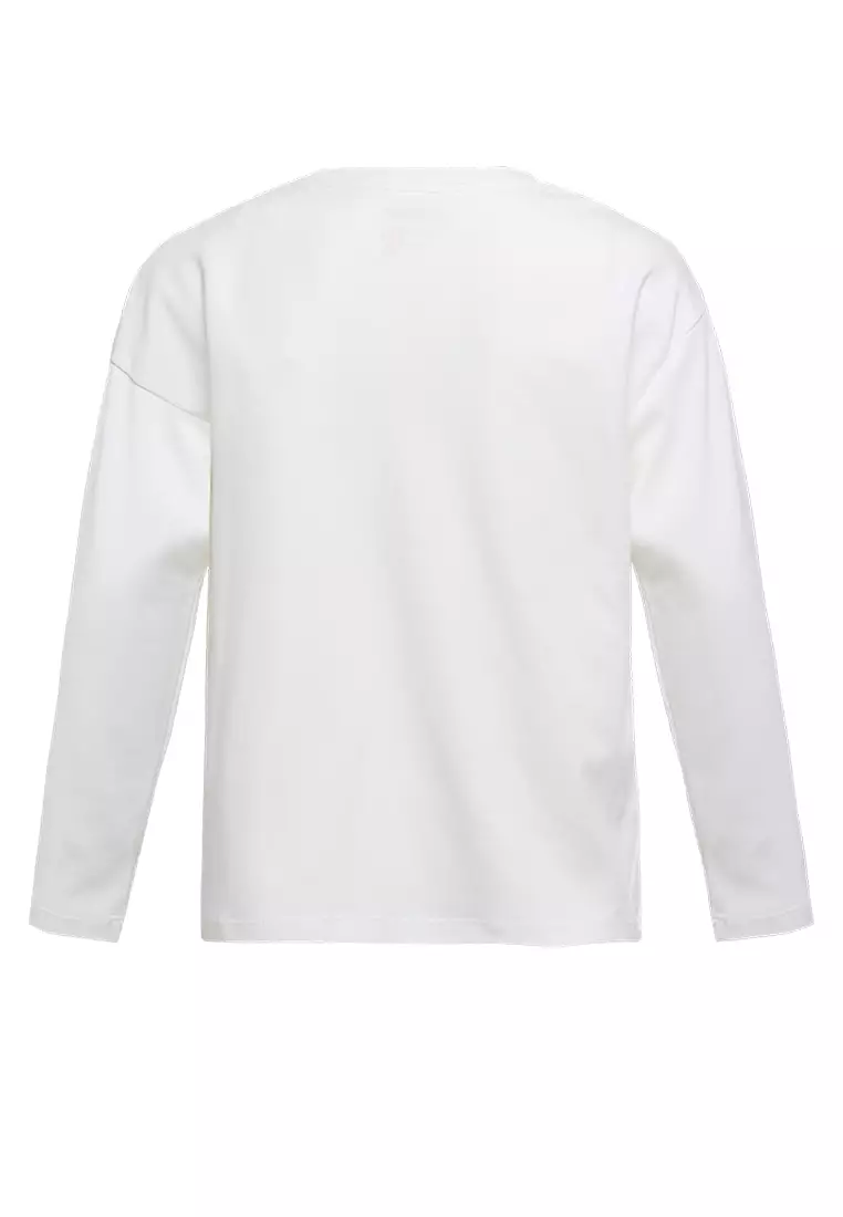 Pito Dito Girl Avogadro T-shirt Panjang Anak Broken White - Size 4