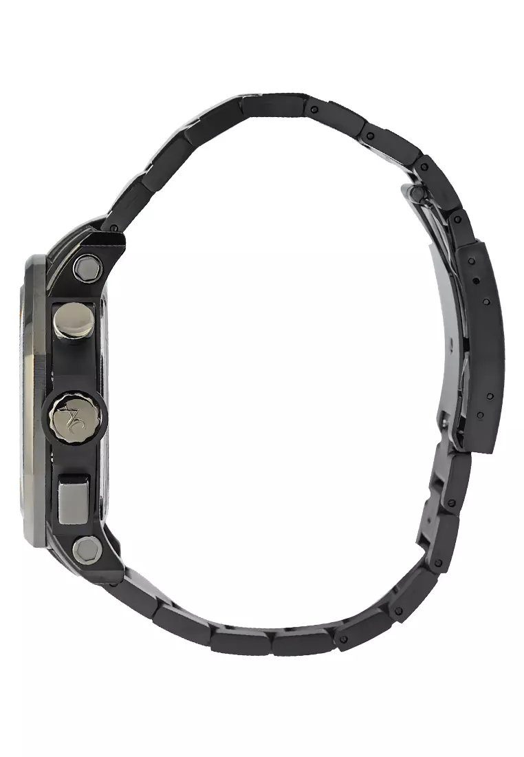 Alexandre Christie Collection Jam Tangan Chronograph Pria - Black - Stainless Steel - 9603 MCBEPBA