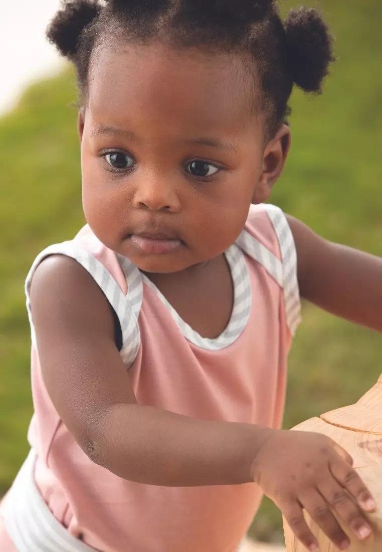 Love To Dream™ Ecovero™ Sleeveless Infant Toddler Bodysuit Rose