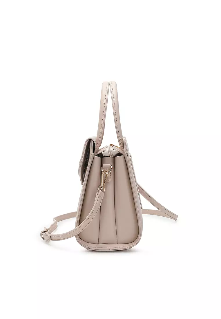 Women's Top Handle Bag / Sling Bag / Crossbody Bag / Shoulder Bag (Tas Tangan / Tas Selempang / Tas Bahu) - Cokelat