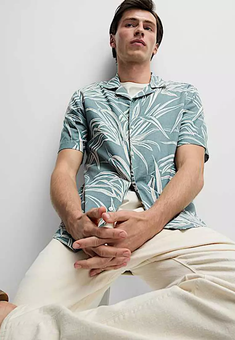 Linen Rich Hawaiian Shirt