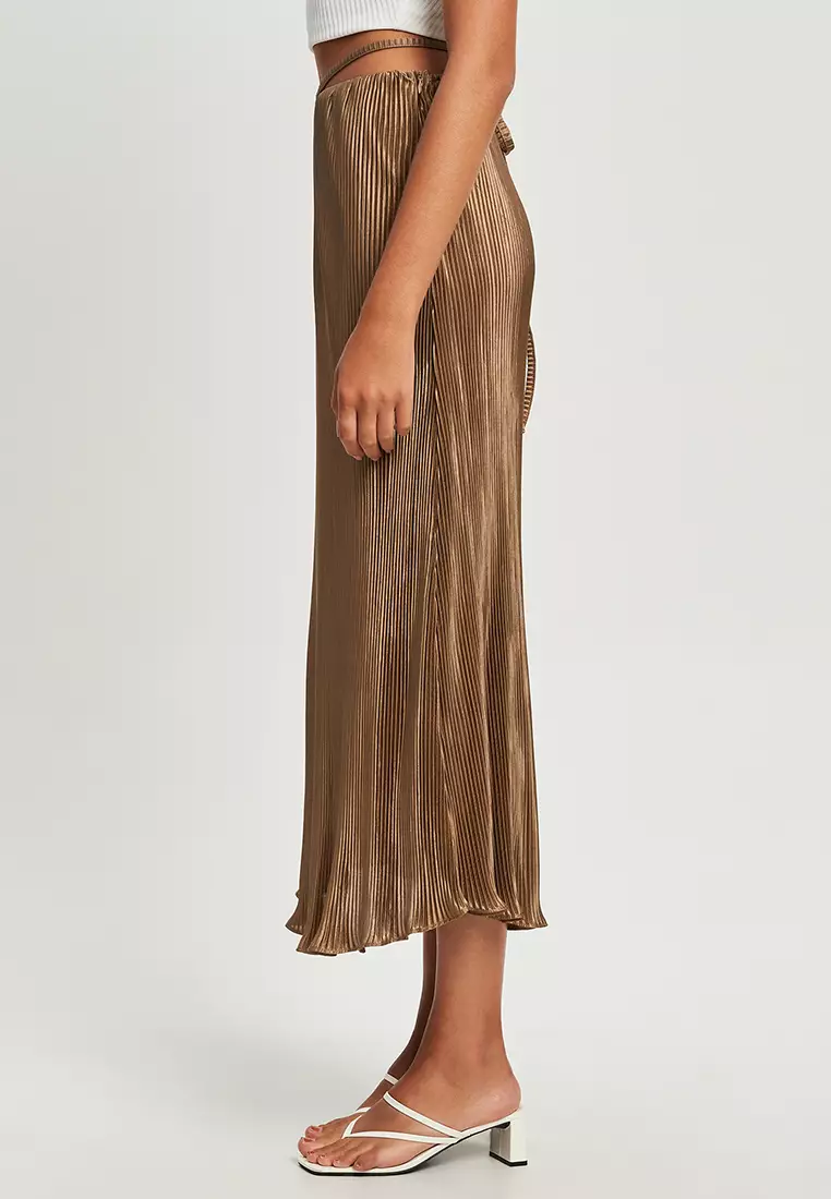 Aurelia a-line store midi skirt