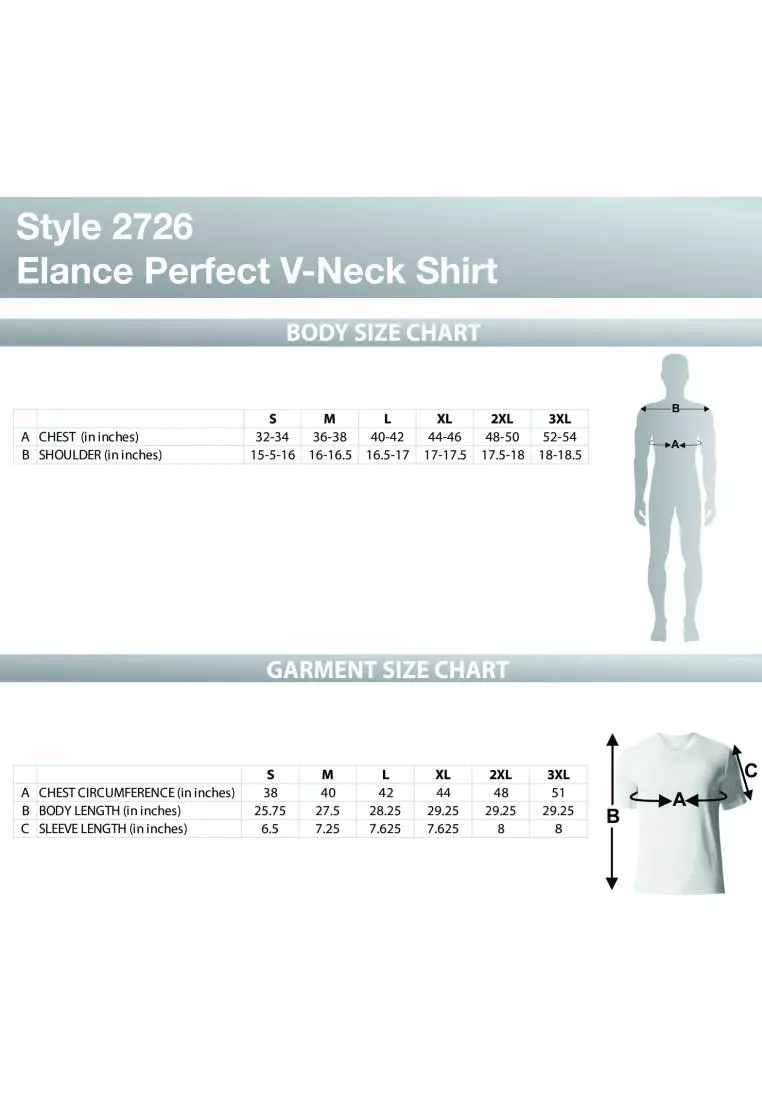Men's Elance™ Perfect V-Neck Shirt