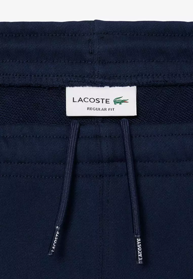 Logo Trim Cotton Fleece Shorts