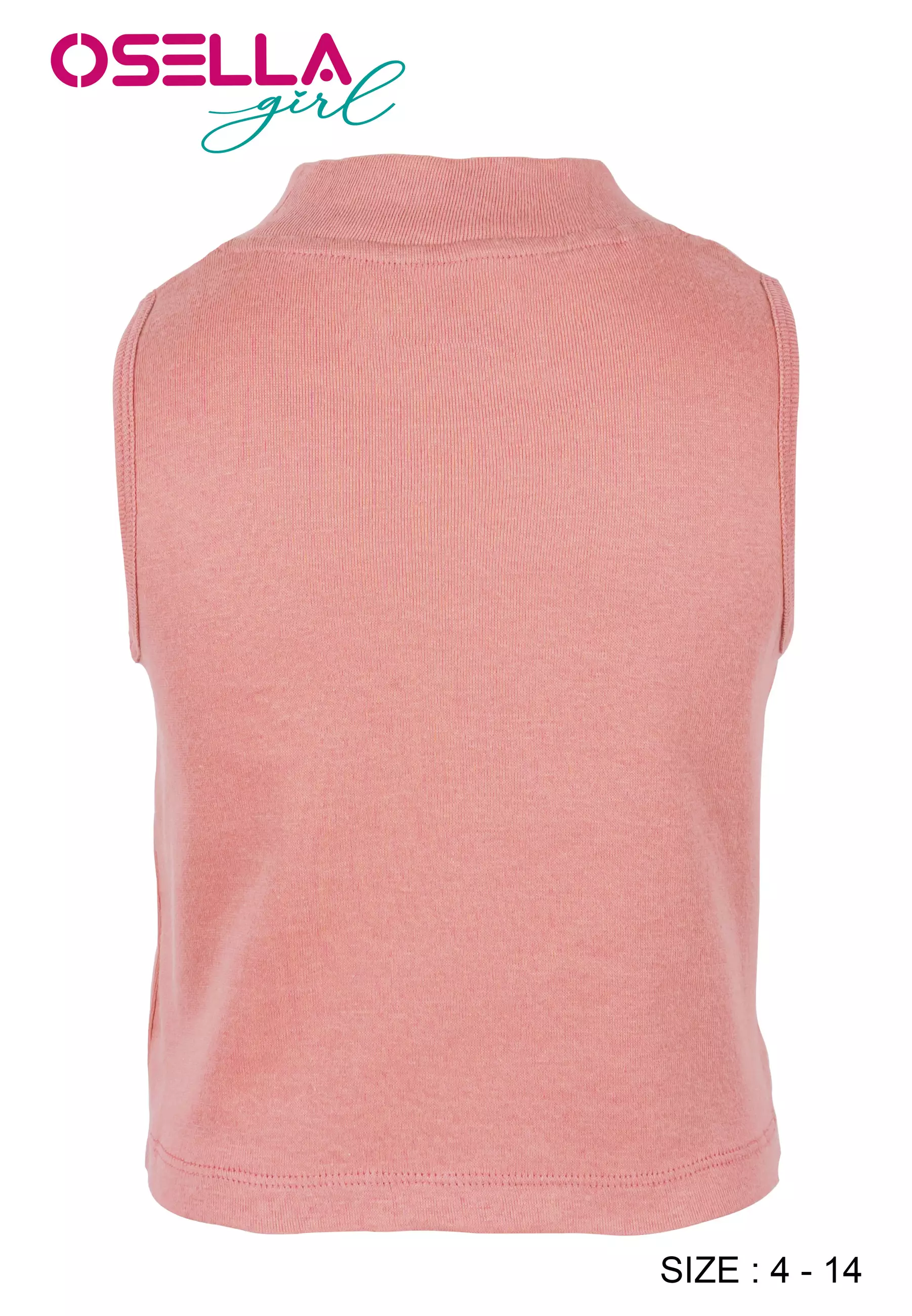 [NEW] Osella Kids Yura High Collar Sleeveless Top 23714012 | Kaos Anak Perempuan