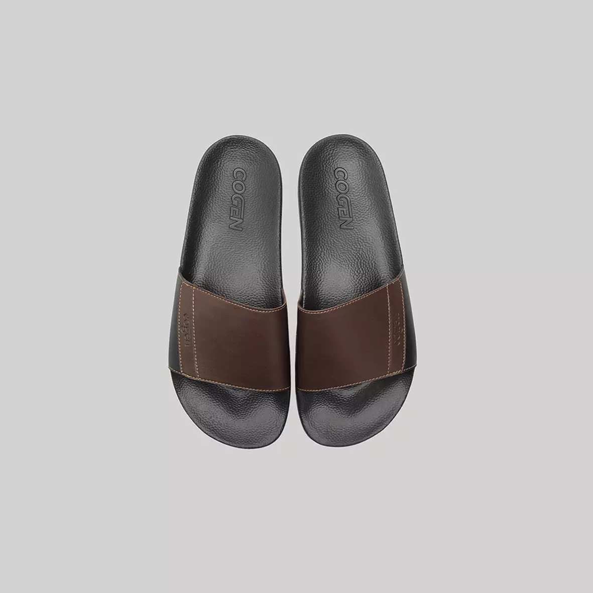 Sandal Pria Cogen Fun Series - Brown Black