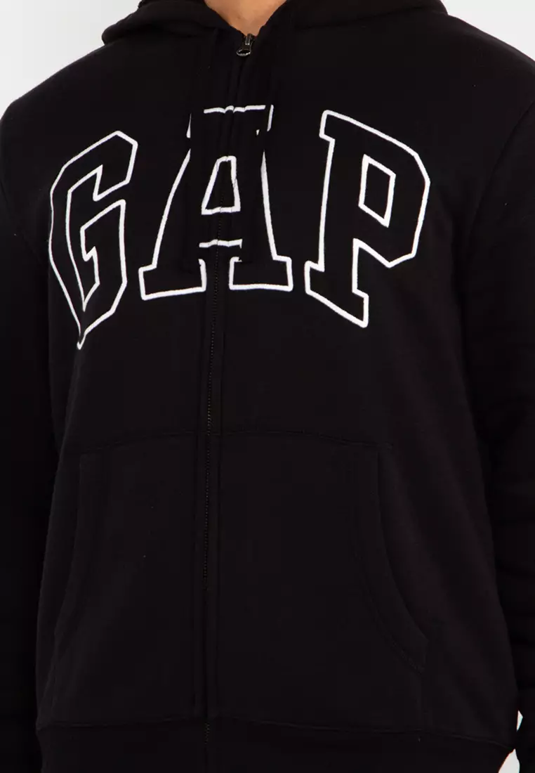 Gap zip up hoodie on sale mens