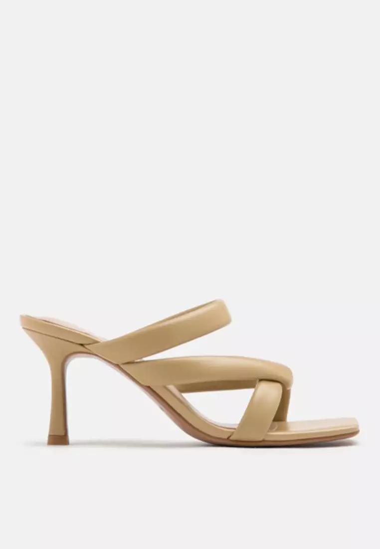 Discount on Pazzion  shoes - SKU: Taliha Cross Strappy Heels Yellow