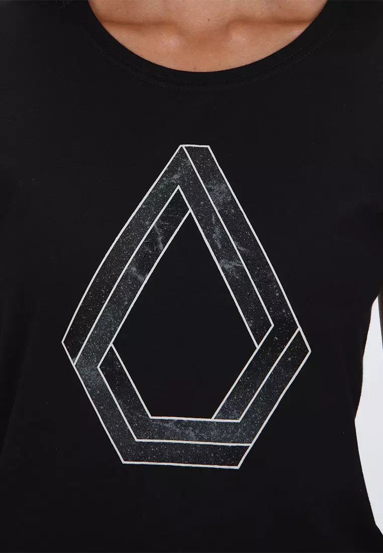 GCT UNIVERSE TRAP SHORT SLEEVE TEE BLACK