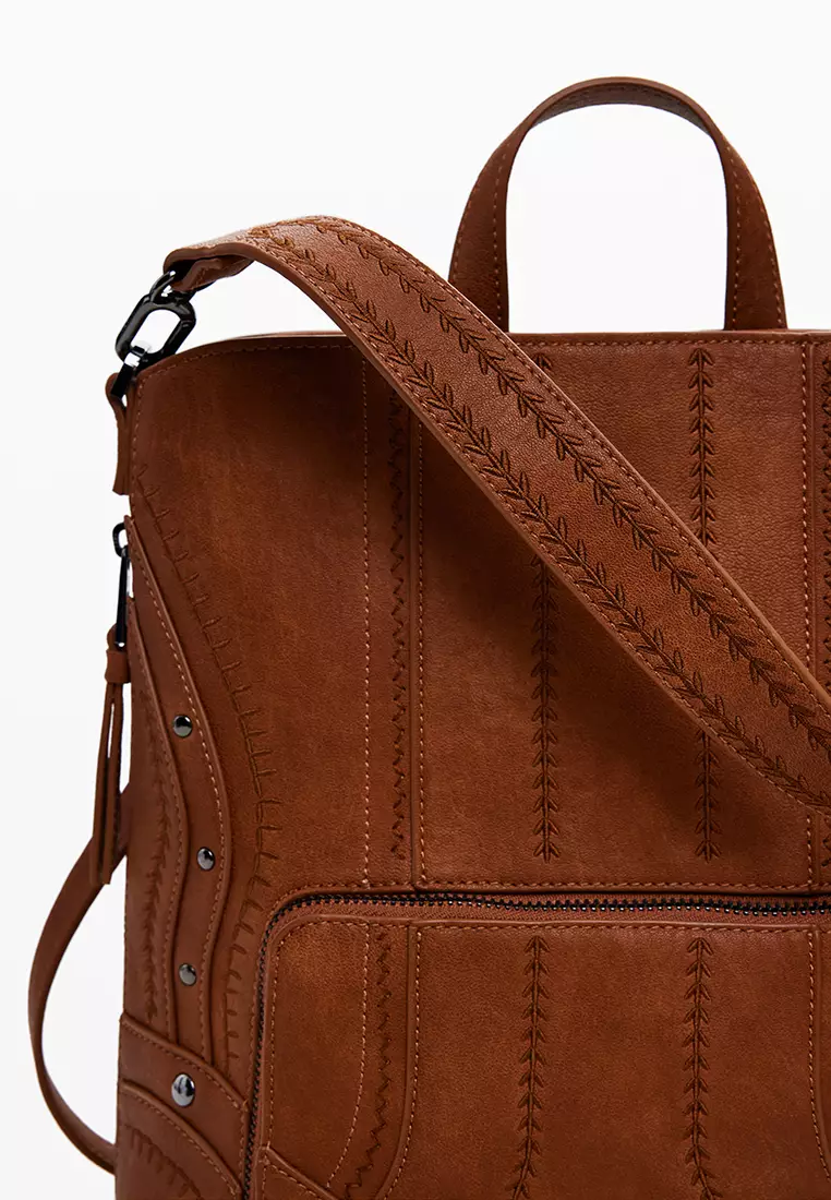 Medium Embroidered Backpack