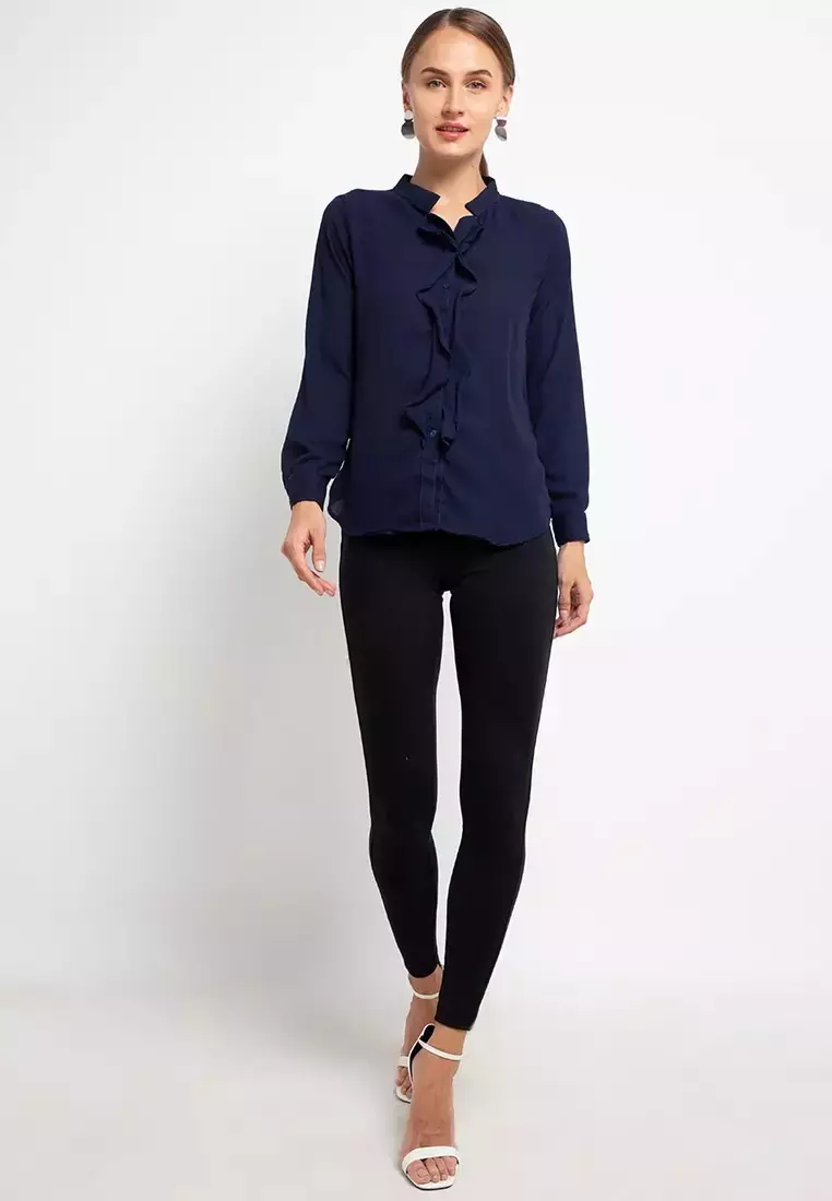 Chanira Selma Blouse-Navy