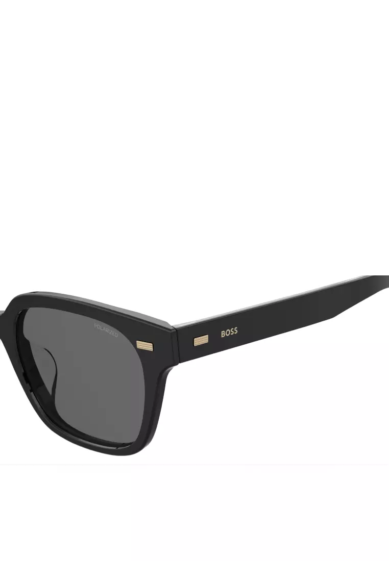 BOSS Sunglasses BOSS 1687/F/SK-807-M9, Square Shape with Black color