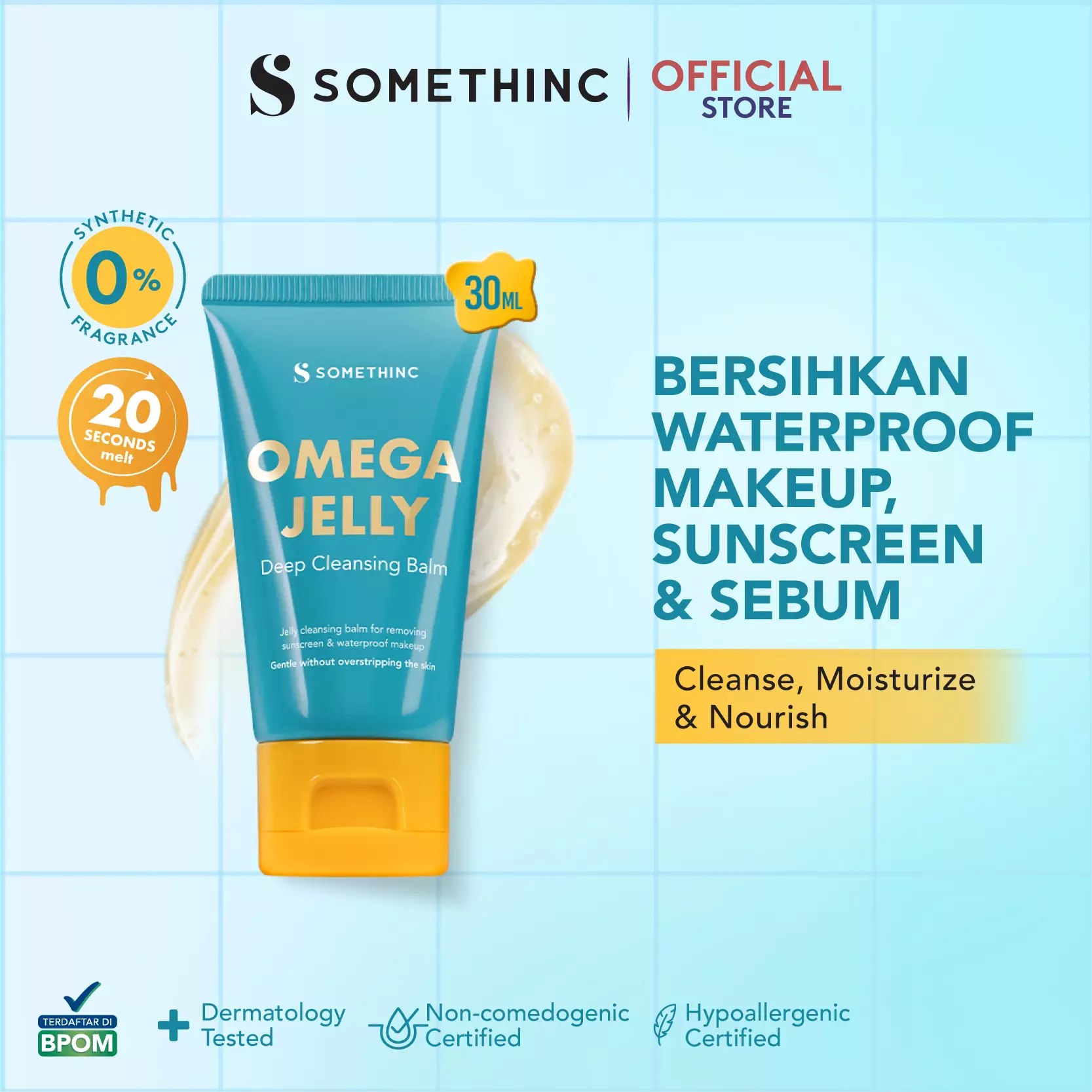 SOMETHINC Omega Jelly Deep Cleansing Balm - 30gr