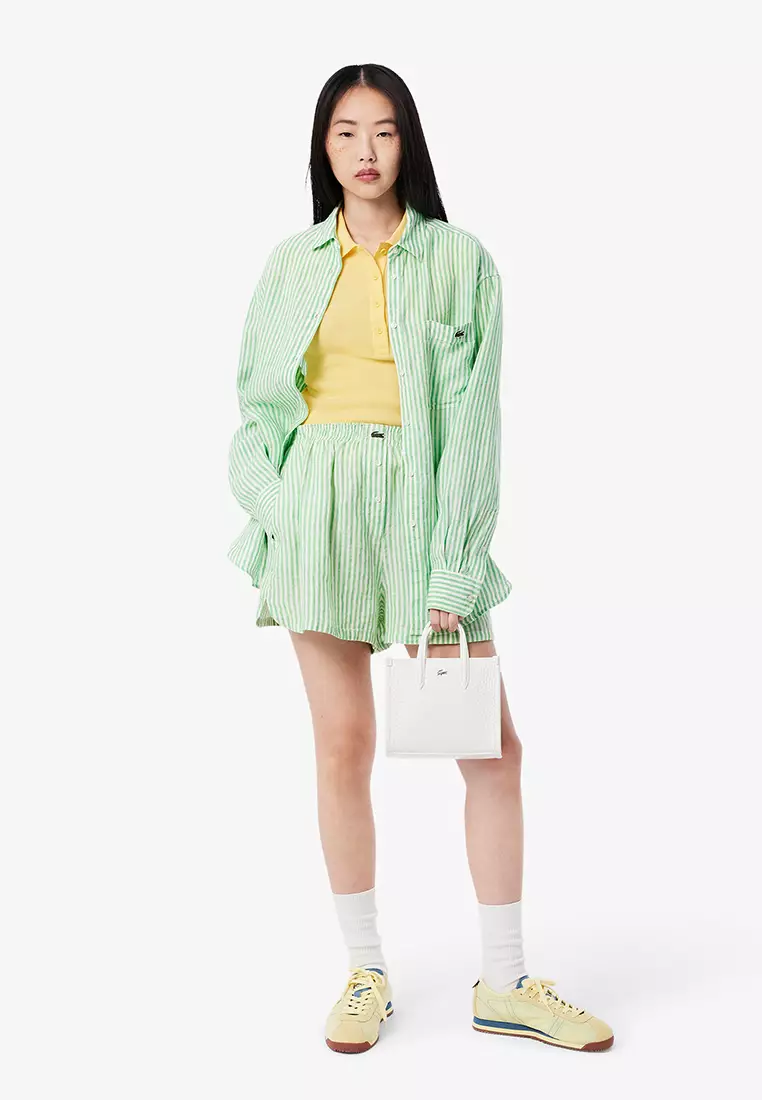 Slim Fit L.12.D Ribbed Cotton Polo Shirt