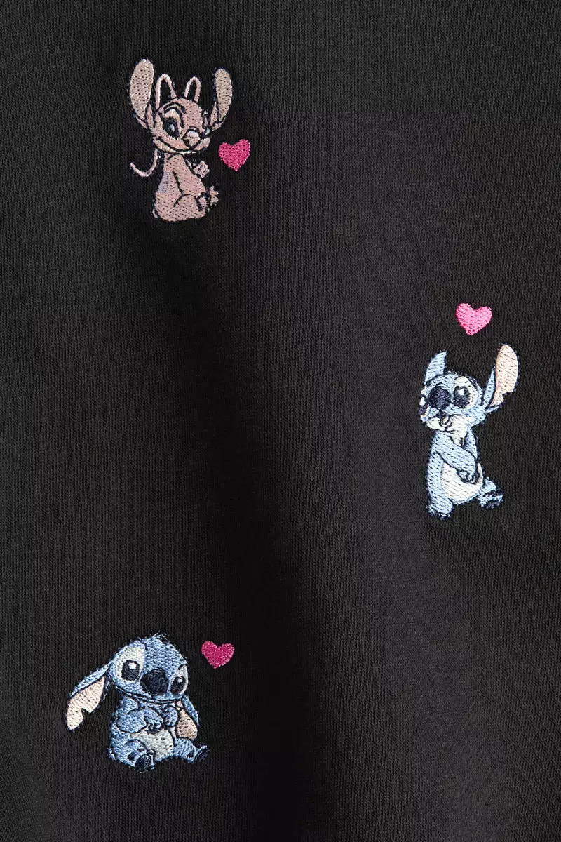 Motif-detail sweatshirt