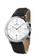 REVELOT white R1 CHRONO - WHITE/SILVER WITH 22MM BLACK BAMBOO LEATHER 00F46AC48EC7A4GS_2