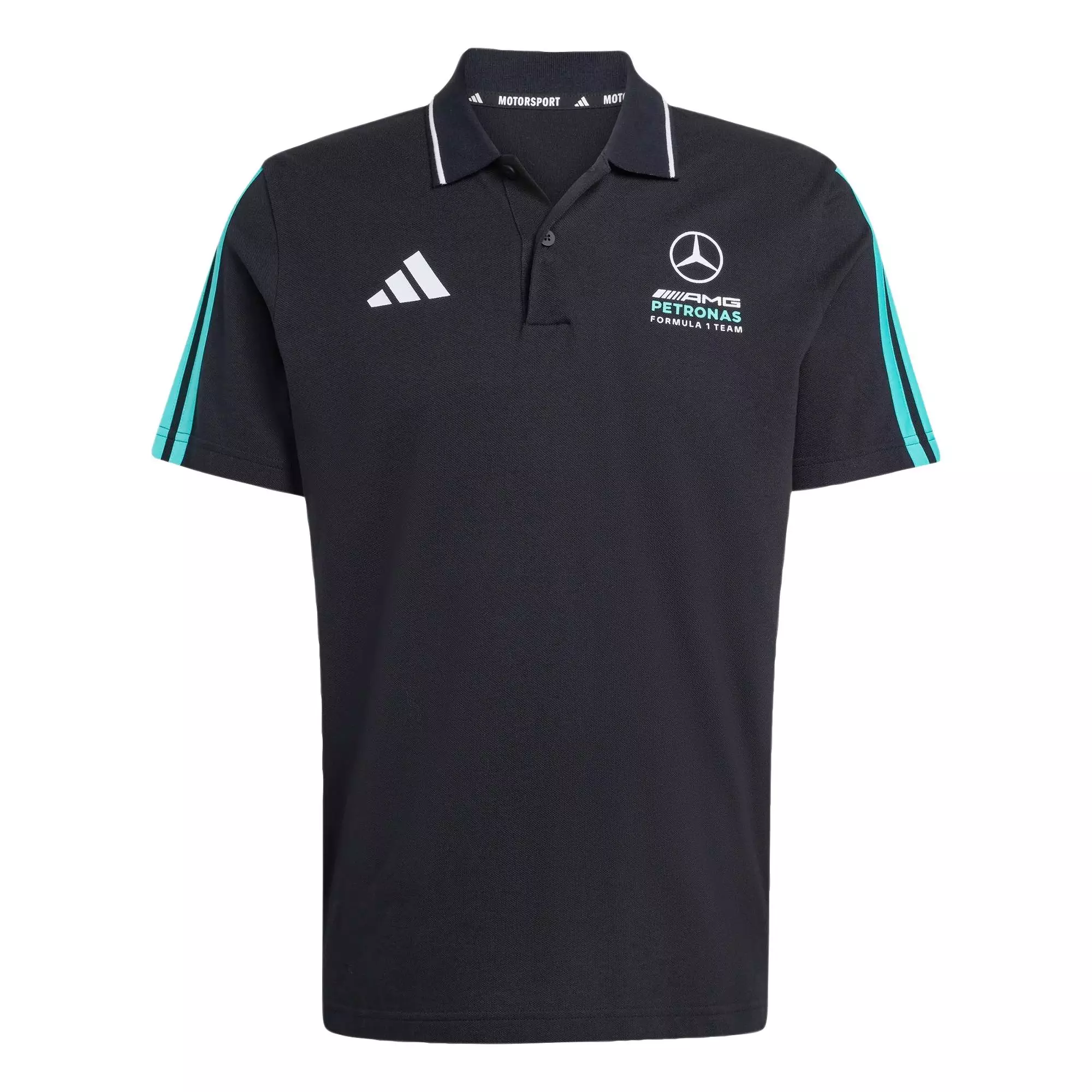 Motorsport MERCEDES - AMG PETRONAS FORMULA 1 TEAM DNA POLO Shirt Men Black KE8165