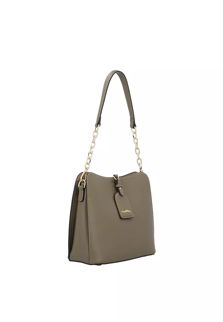 Elara 2-Way Shoulder Bag - Lime