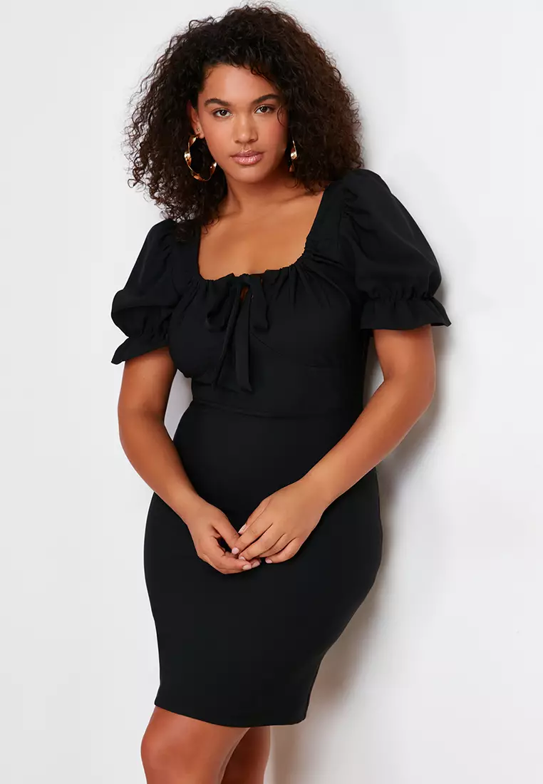 Buy Trendyol Plus Size A-Line Mini Dress 2025 Online ZALORA