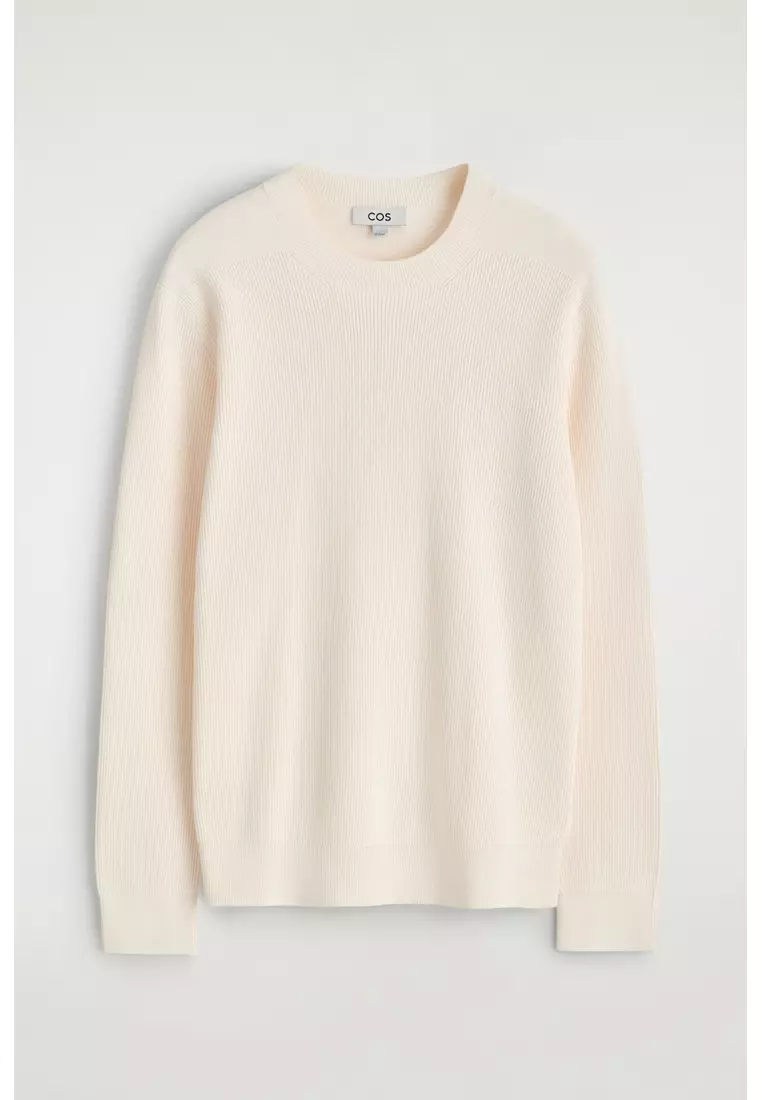COTTON CREW-NECK JUMPER