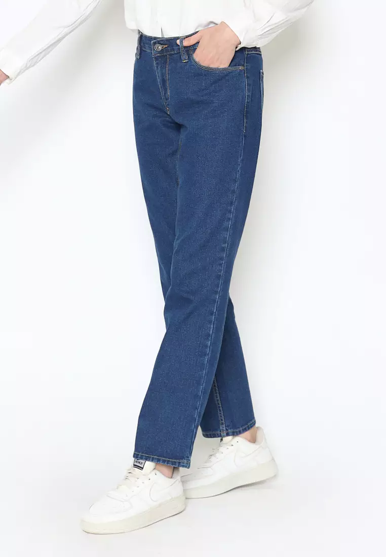 Straight Leg Basic Jeans BG272203