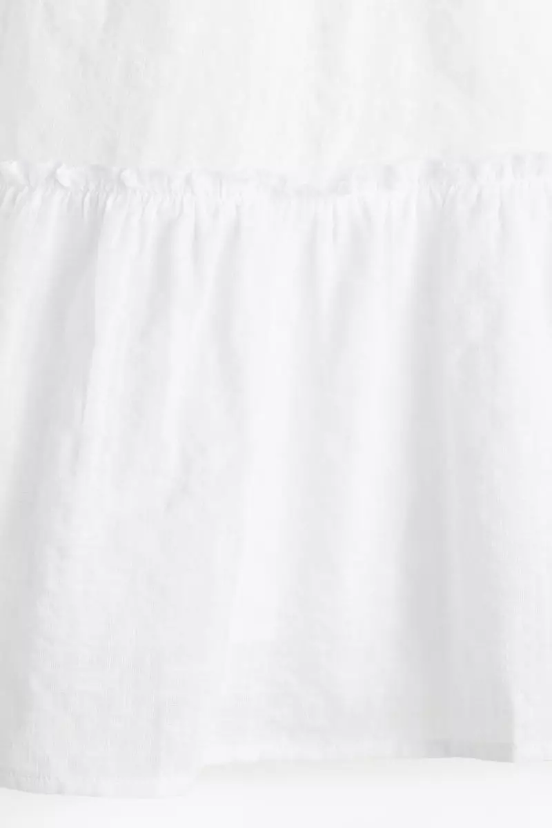 Frill-trimmed dress