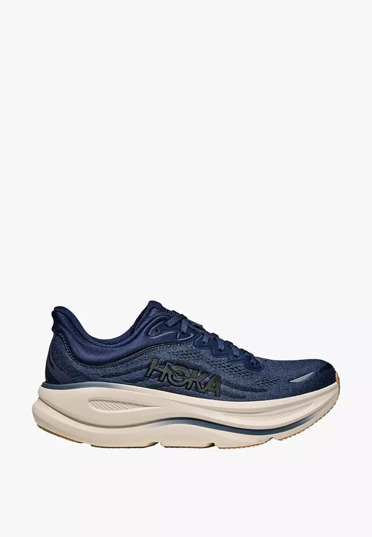 Bondi 9 Wide Men's Running - Midnight Blue/Varsity Navy