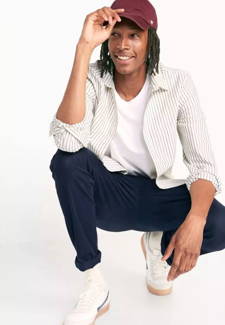 Slim Built-In Flex Rotation Chino Pants for Men