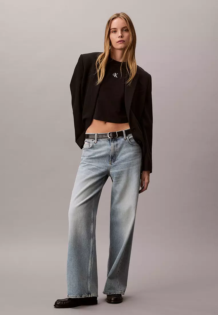 Logo Cropped Tee - Calvin Klein Jeans