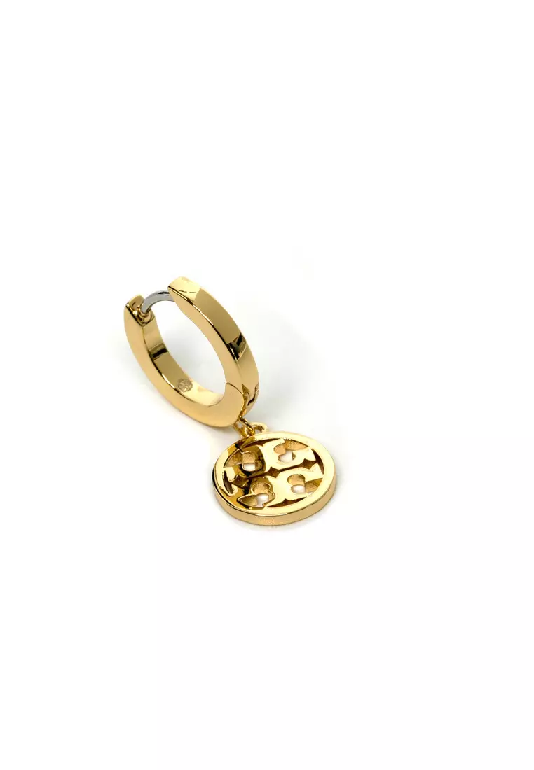 Tory Burch 18K Gold-Plated Brass Hoop Earring