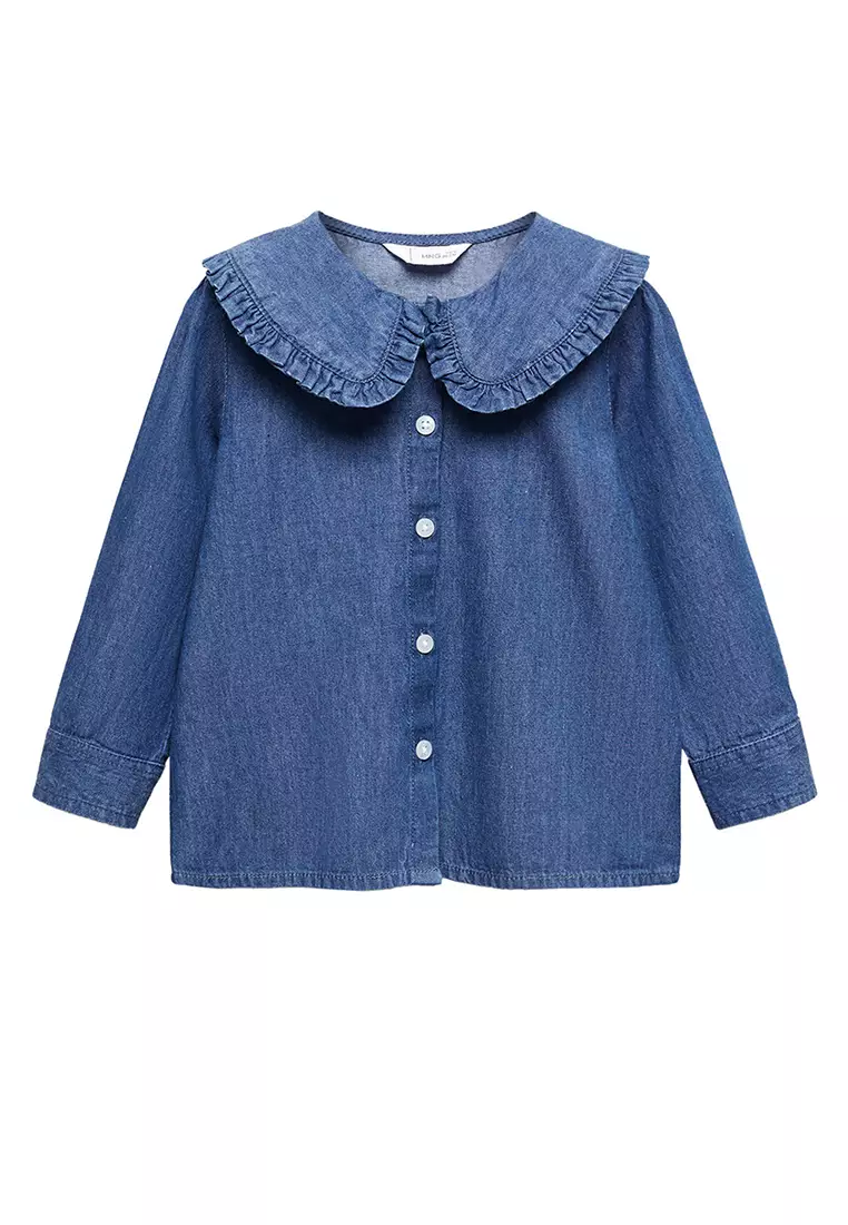 Denim shirts 2025 for baby girl