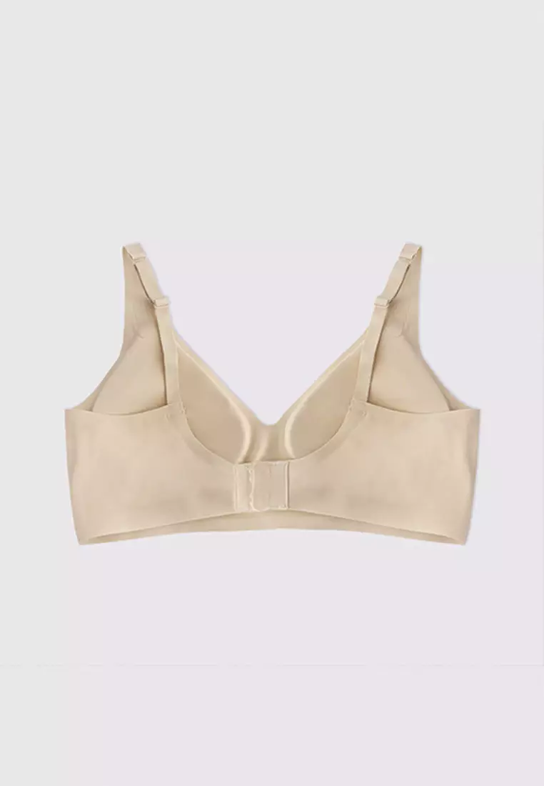 Sorella Bra Sleek Form Wireless Push Up Plunge N10-3040V - Nude
