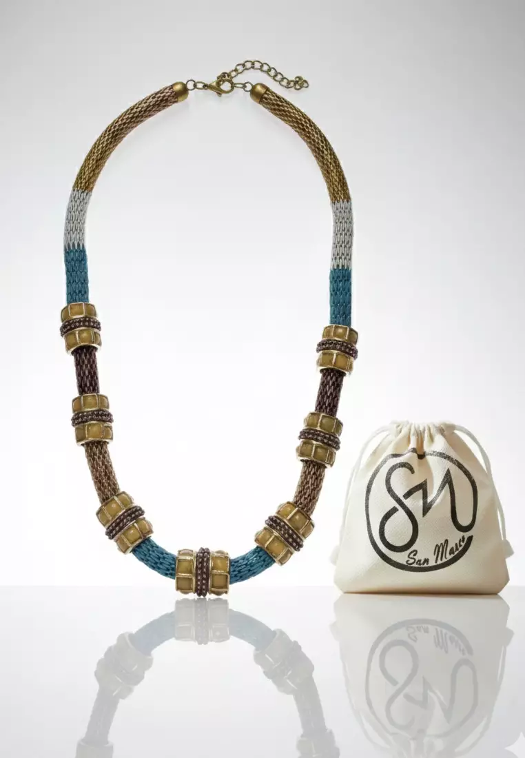 Women's Accessories Trilana Necklace Kalung Wanita Gold & Multi