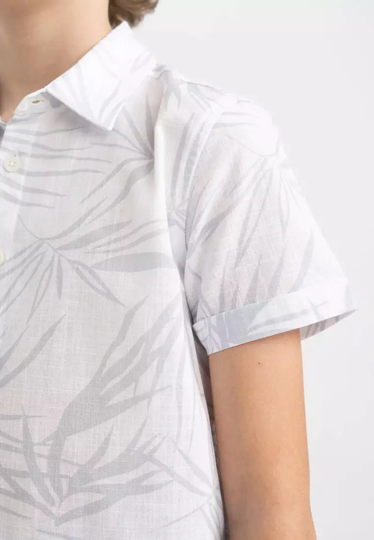 Cotton Collared Shirt