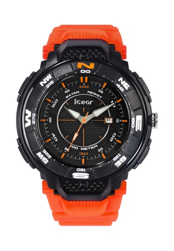 Jual iGear iGear - Jam Tangan Pria - I38-1925 - Orange 