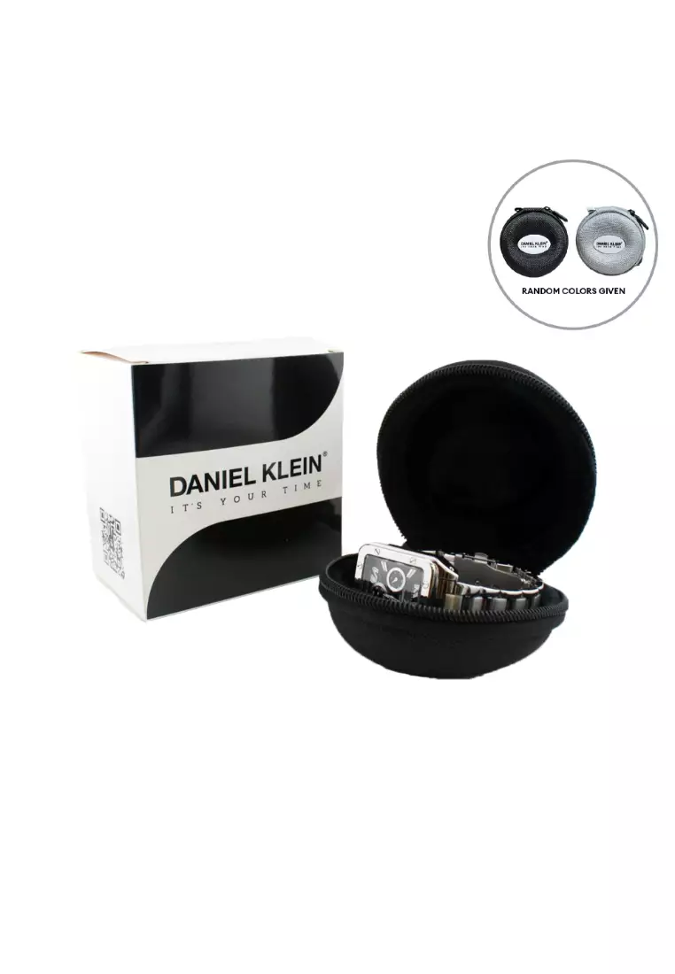 Premium Men's Analog Watch Silver Stainless Steel DK.1.13978-1