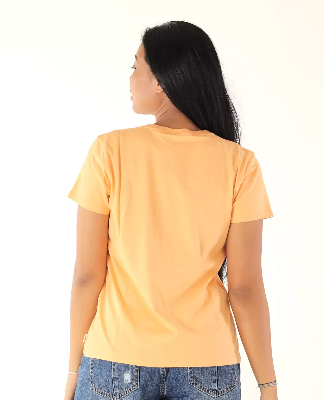 Rip Curl Women High Tide Scenic Standard Tee - Peach Bali