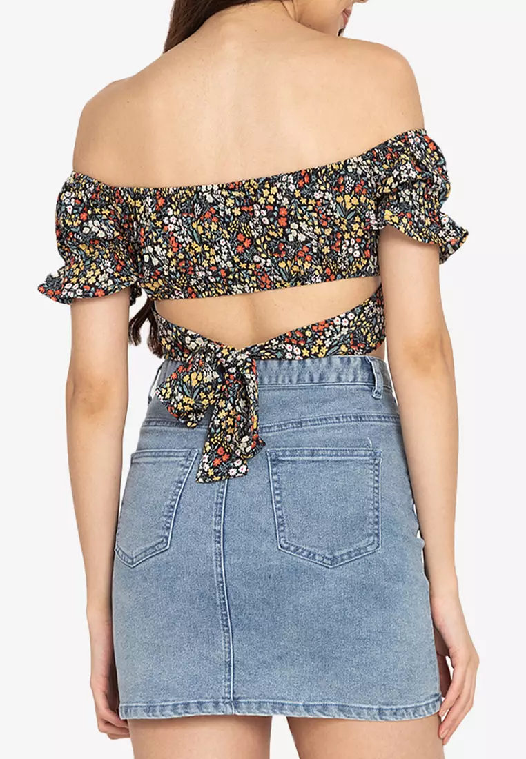 Zalora off shoulder sale top