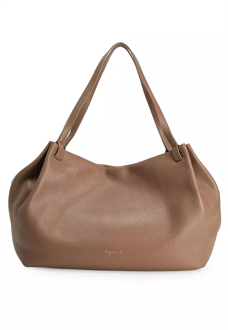 Leather Shoulder Tote Bag