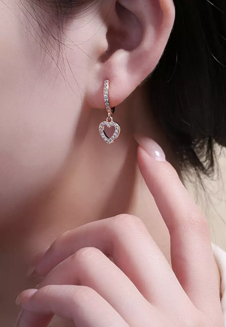 Anting Wanita Anting Original Korea Berlian Antingan Kotak Indah Anting Cewek