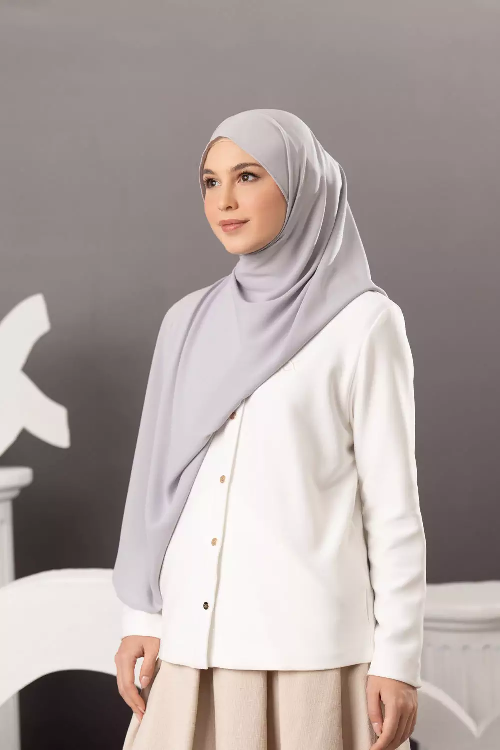 Klamby - Naya Pashmina Grey Charming